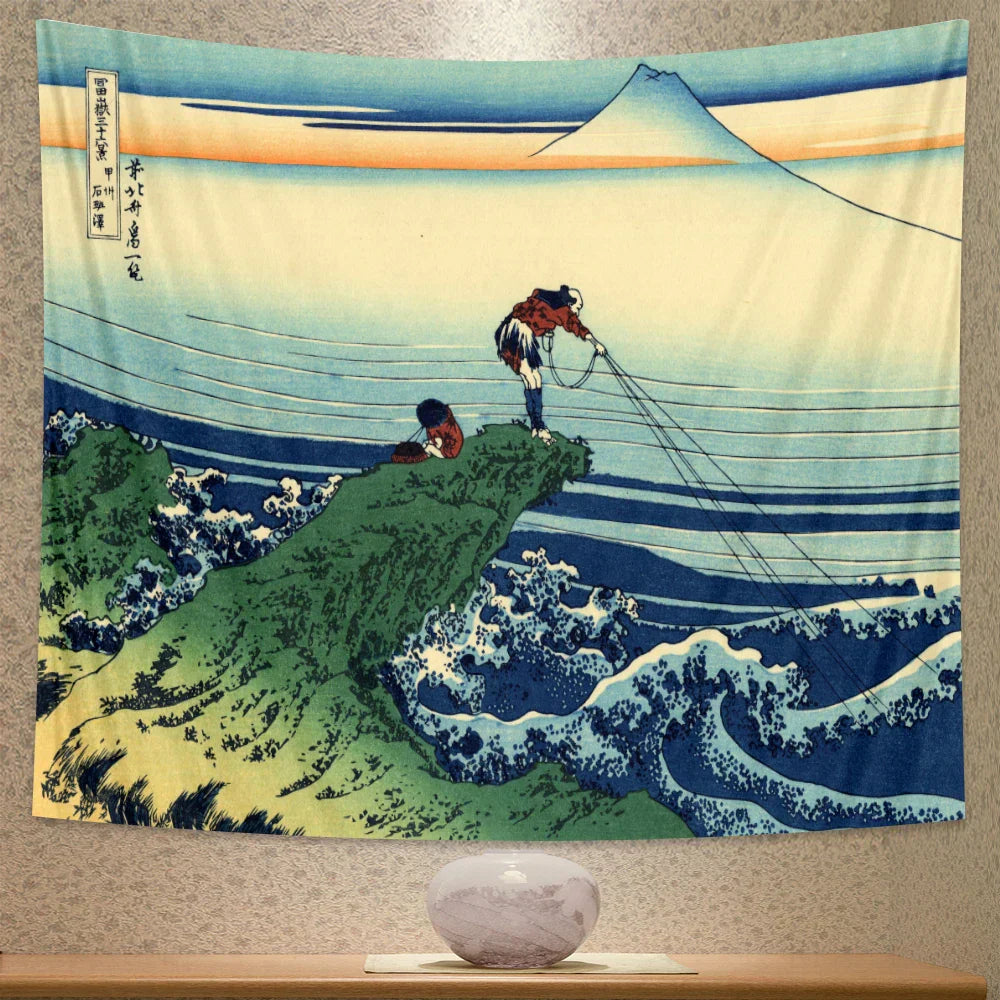 DecorBites™ Beach Scenery Tapestry - Bohemian Home Decor Wall Mat for Bedroom