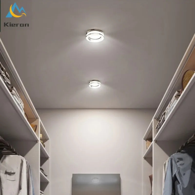 DecorBites™ Crystal LED Ceiling Spotlight for Living Room, Bedroom, Bathroom - Modern Embedded Kitchen Light Fixtures