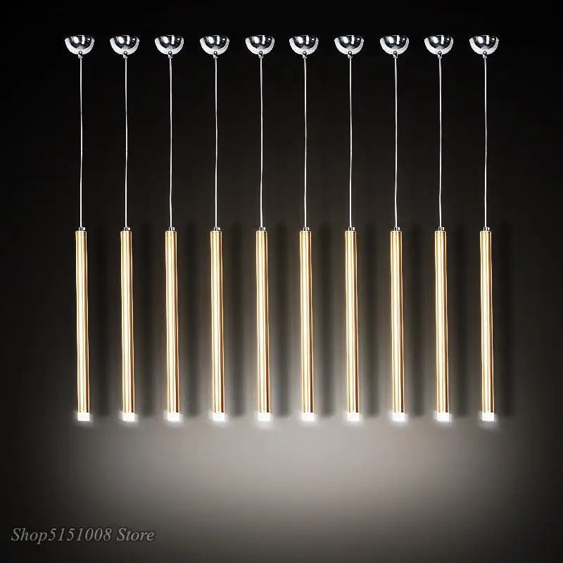 DecorBites™ Aluminum Tube Pendant Light for Dining Room and Kitchen Home Decor