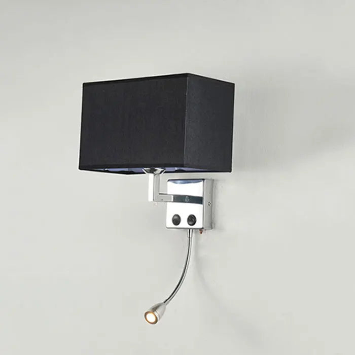 DecorBites™ LED Minimalist Wall Lamps with Rectangle Texture Shade for Living Room & Bedroom