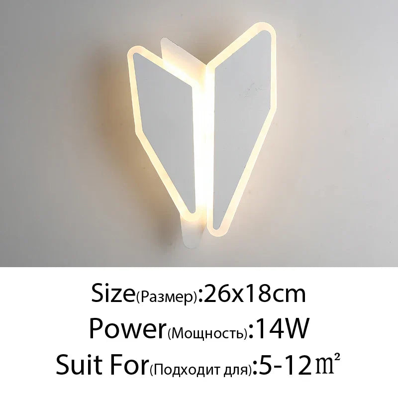 DecorBites™ LED Wall Lamps: Modern Spin Design for Bedroom, Hall, Living Room - 90-260V