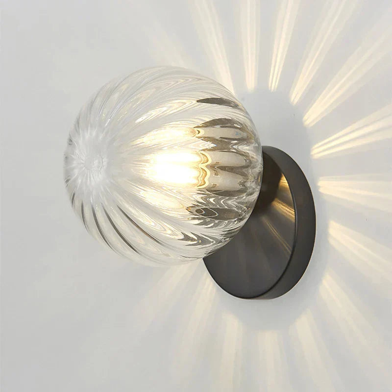 DecorBites™ Glass Ball Wall Lamp: Modern Minimalist Nordic Style, Luxury Bedroom Lighting