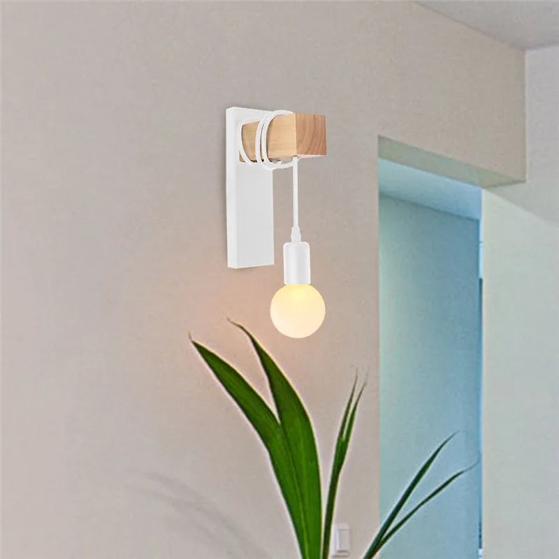DecorBites™ Artistic Metal Iron Wall Lamp for Bedroom Livingroom Restaurant Bar Sconce