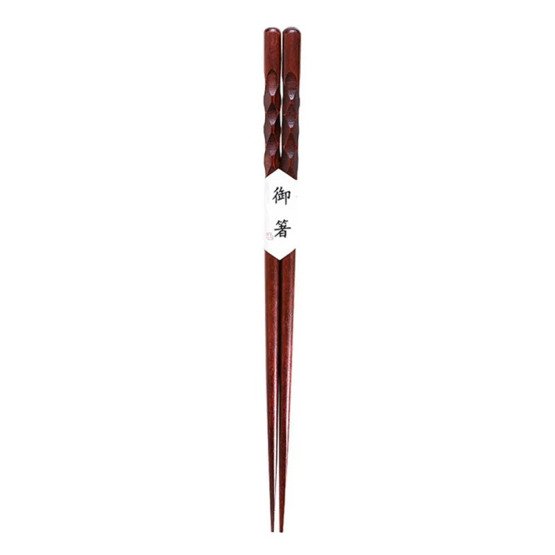 DecorBites™ Bamboo Wood Chopsticks for Sushi and Food Eating