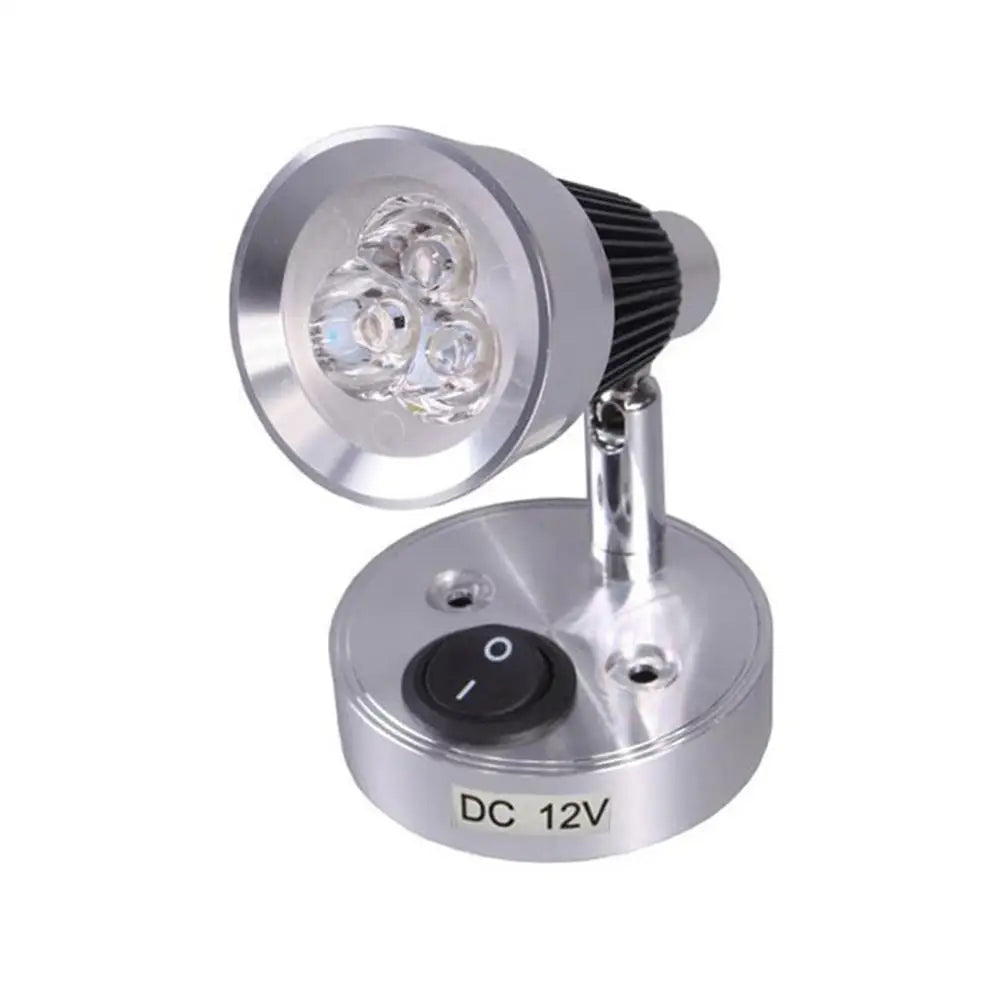 DecorBites™ 3W 3000K Warm White Boat Interior Lights, Flexible Wall Mount Reading Light