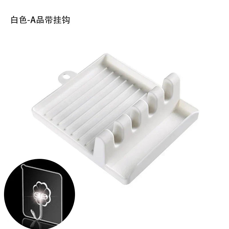 DecorBites™ Kitchen Utensil Stand Pot Lid Holder Spatula Organizer Spoon Rest