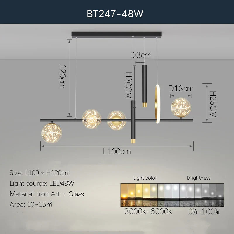 DecorBites™ LED Chandelier: Stylish Indoor Lighting for Bedroom, Living Room, Dining Room