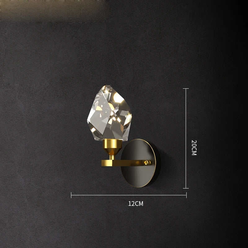 DecorBites™ Crystal Copper Chandelier Lighting for Dinning Room