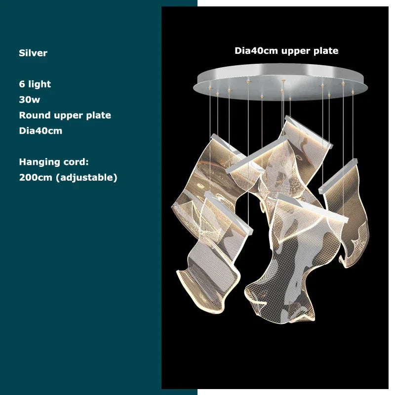 DecorBites™ Black Love Chandelier Lighting for Dinning Room