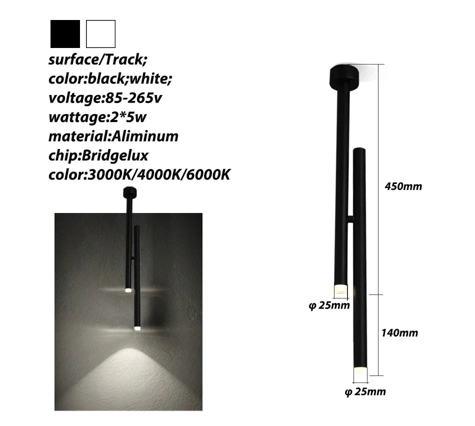 DecorBites™ LED Pendant Light: Adjustable Aluminum Ceiling Lamp for Living Room, Kitchen, Dining Room