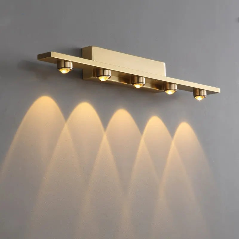 DecorBites™ Iron Art Mirror Front Wall Sconce