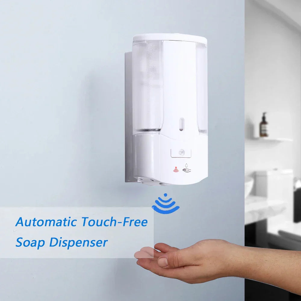 DecorBites™ Automatic Smart Sensor Liquid Soap Dispenser 700ml ABS Sanitizer Bottle