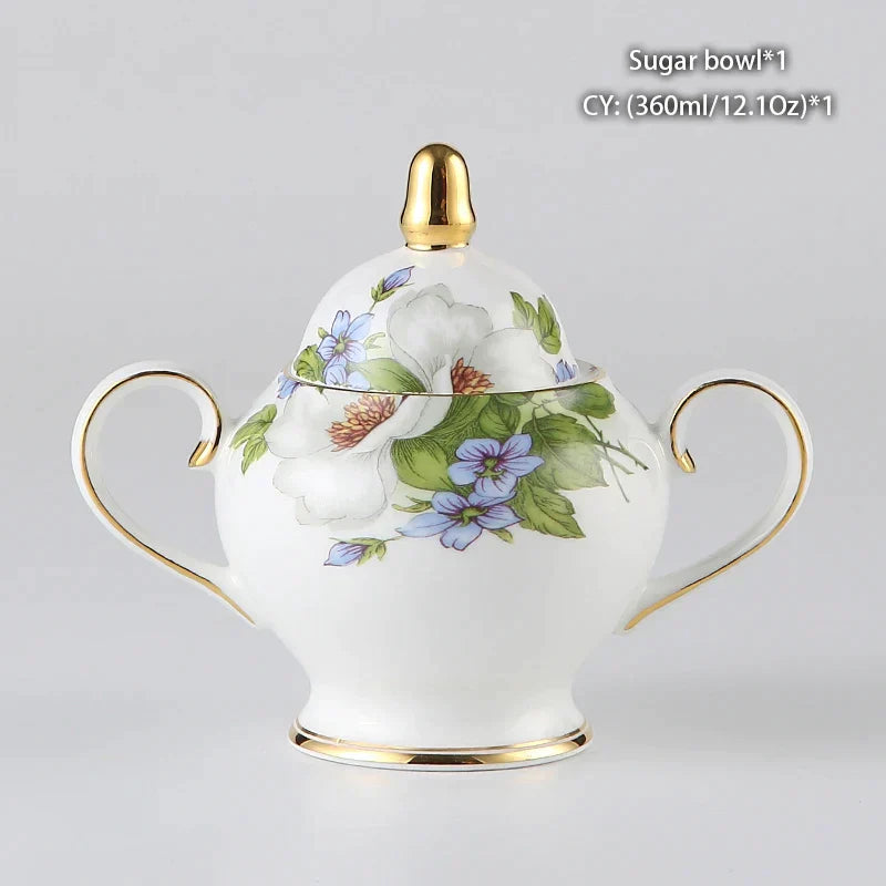 DecorBites™ Bone China Sugar Bowl & Creamer Set