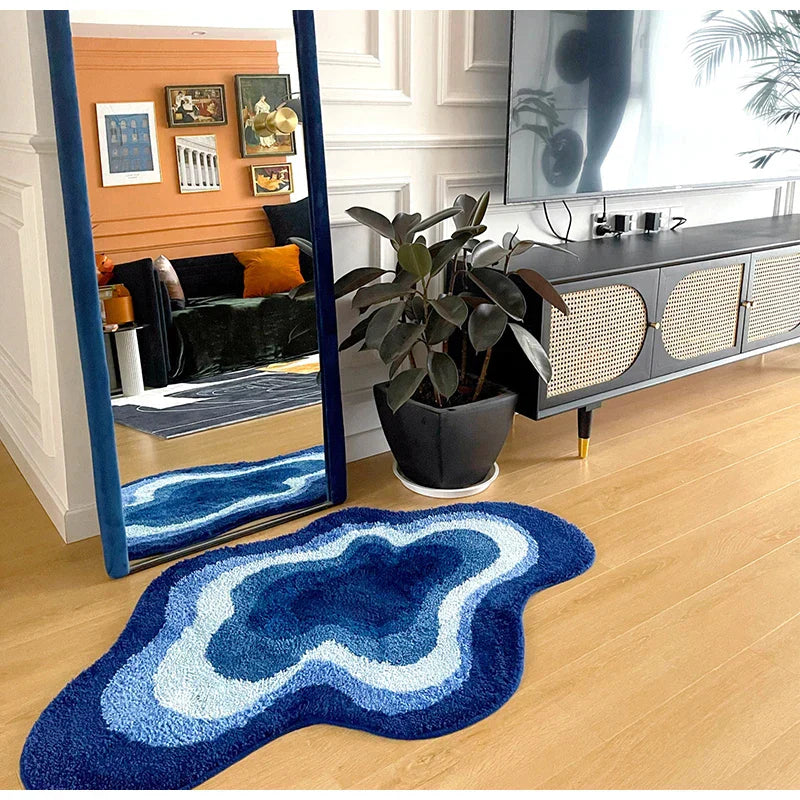 DecorBites™ Cloud Shaped Tufted Rug 80X120 - Nordic INS Style Soft Cozy Non Slip Mat