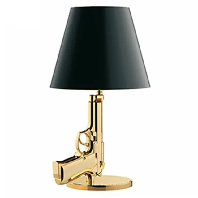 DecorBites™ Gold AK47 Floor Lamp: Modern Resin Night Light for Home Decor