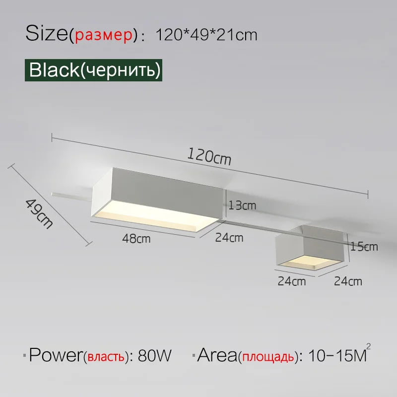 DecorBites™ LED Ceiling Lights Minimalist Modern Living Room Dining Bedroom Lamps