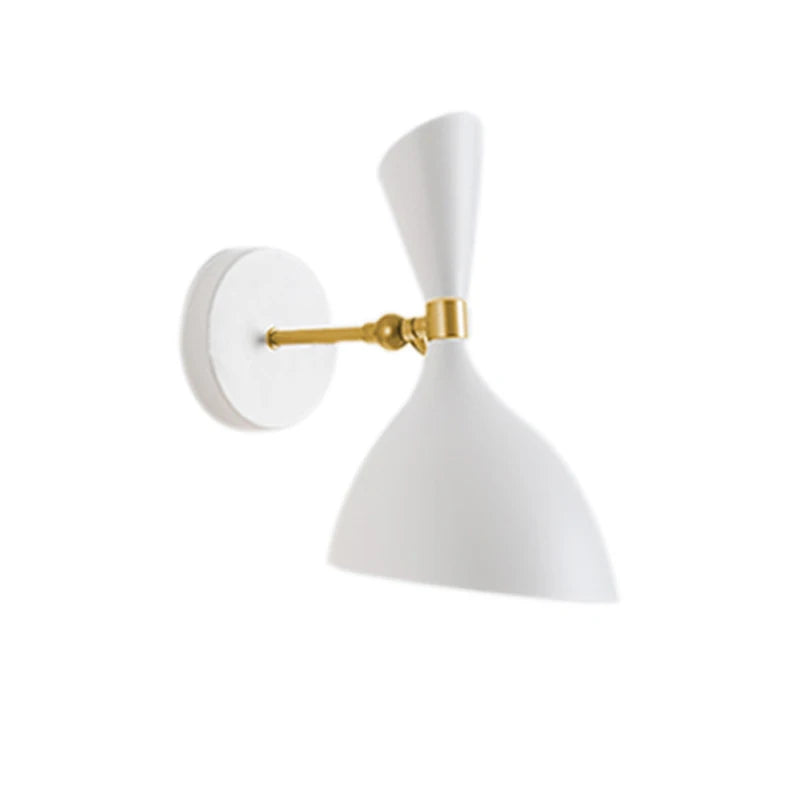 DecorBites™ Black White Nordic Wall Lamps with Switch, Modern Industrial Decor Light for Living Room