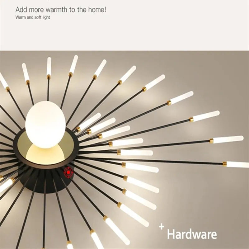 DecorBites™ LED Chandelier Lights - Modern Indoor Lighting for Living Room, Kids Room, Bedroom