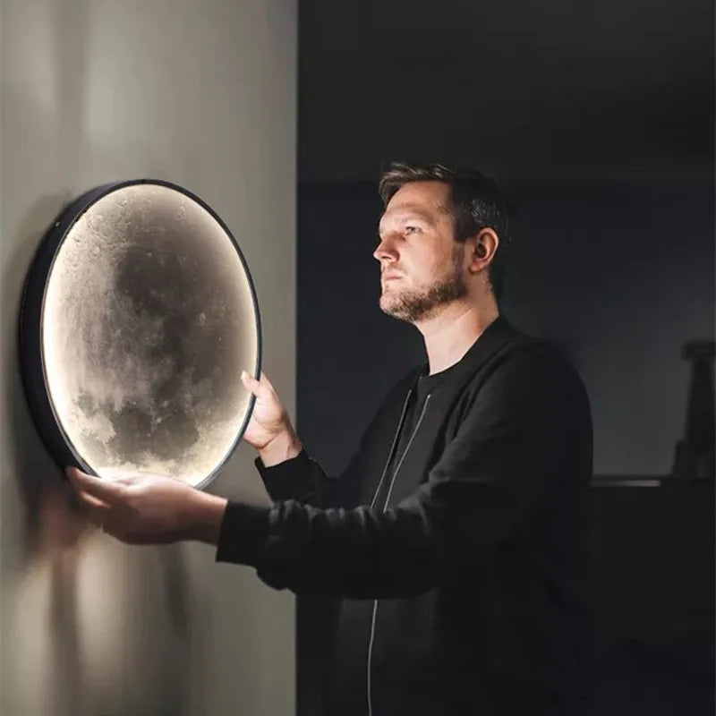 DecorBites™ LED Moon Wall Lamp: Modern, Nordic, Minimalist, Bedroom, Living Room Decor