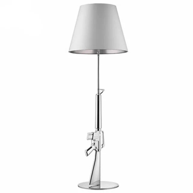 DecorBites™ Gold AK47 Floor Lamp: Modern Resin Night Light for Home Decor