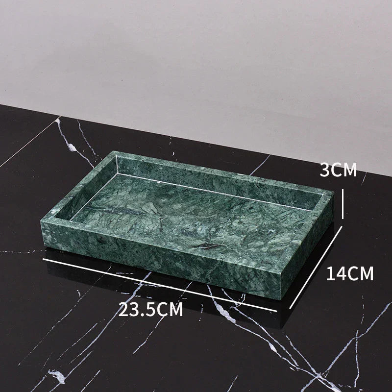 DecorBites™ Green Marble Bathroom Set: Dispenser, Dish, Holder, Tissue Box & Accessories