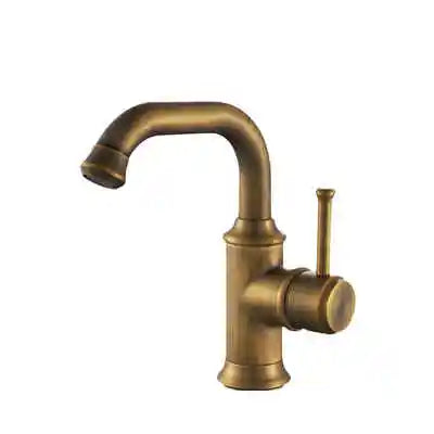 DecorBites™ Black Antique Brass Basin Faucet | Hot Cold Mixer Oil Rubbed Bathroom Sink Tap