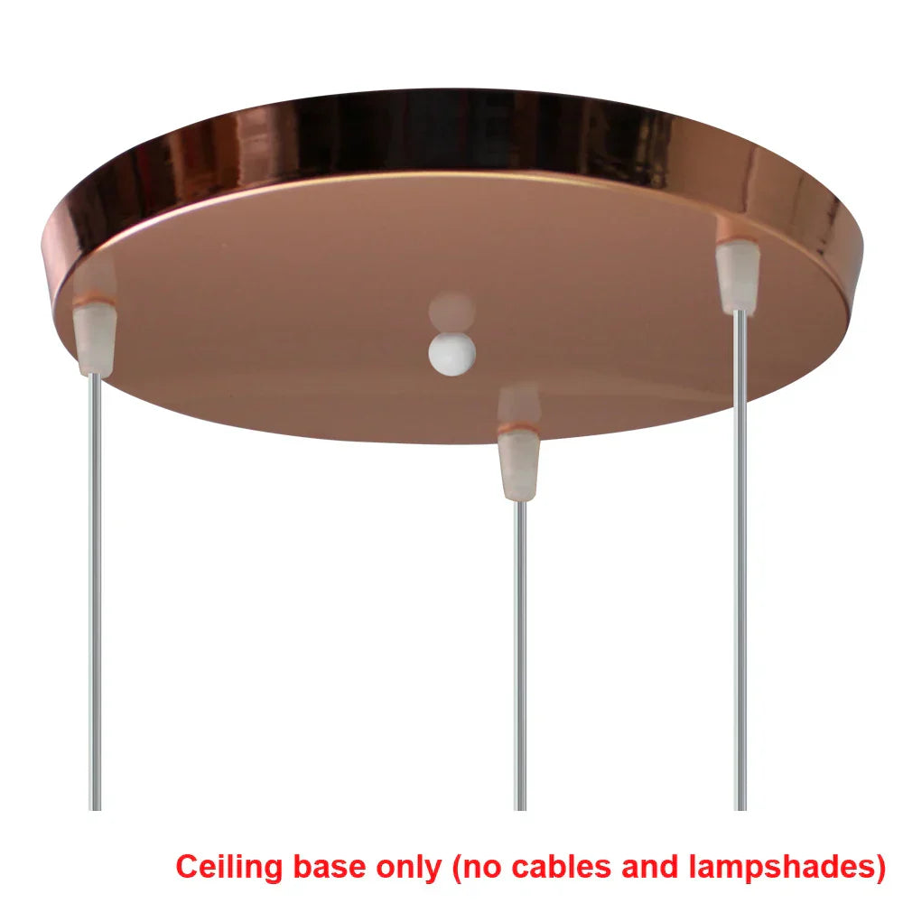 DecorBites™ Geometric LED 3-Light Pendant for Indoor Lighting & Decor