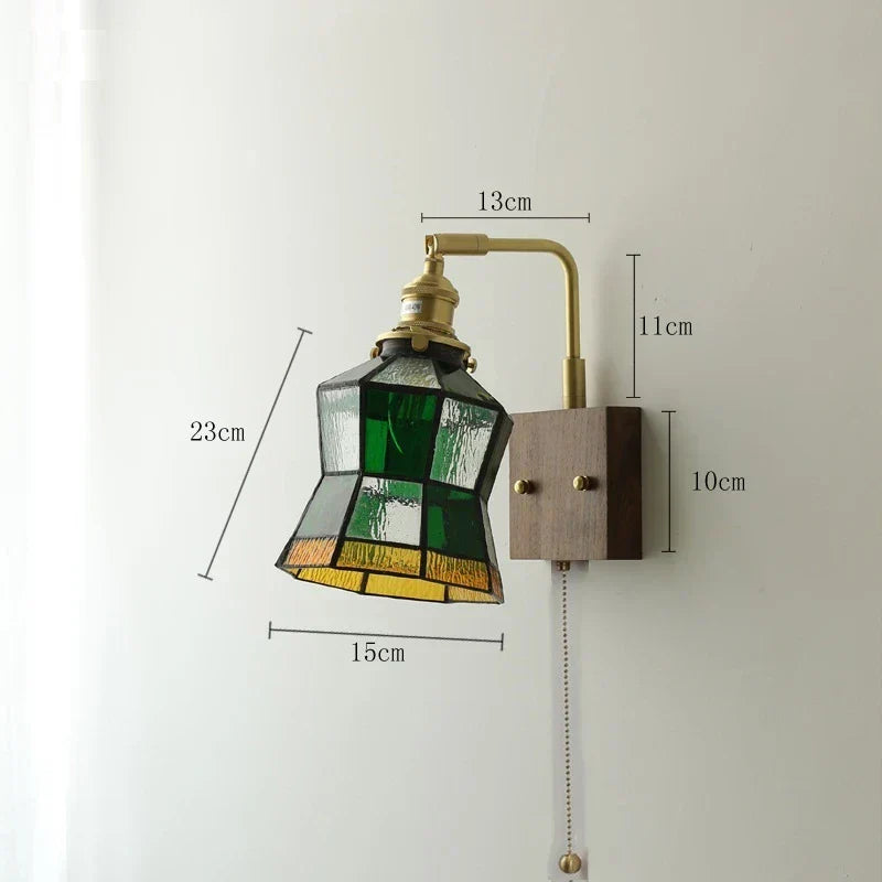 DecorBites™ Ceramic Ball LED Wall Light with Pull Chain Switch for Living Room