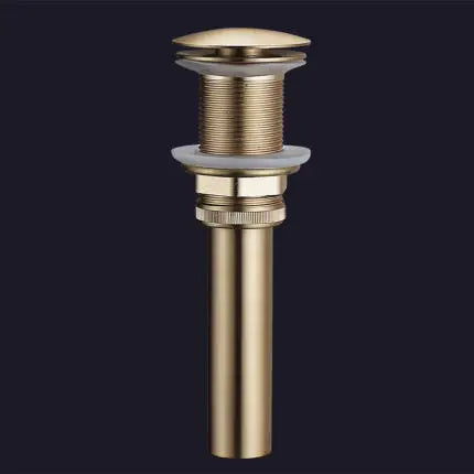 DecorBites™ Brushed Gold Brass Widespread Bathroom Faucet 2 Handle Basin Tap