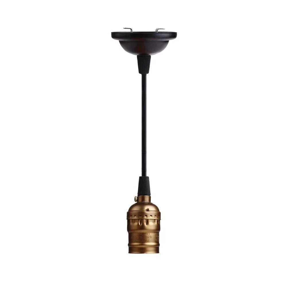 DecorBites™ Aluminum E27 Lamp Holder Pendant Light in 4 Colors
