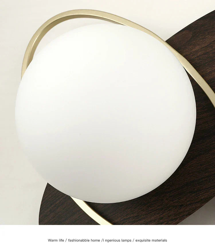 DecorBites™ Glass Ball LED Wall Lamp for Modern Nordic Lighting in Living Bedroom