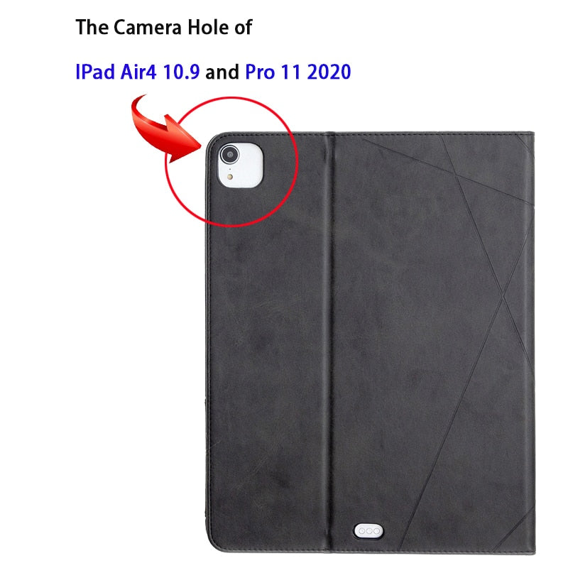 Leather Case with Inside Pocket for iPad