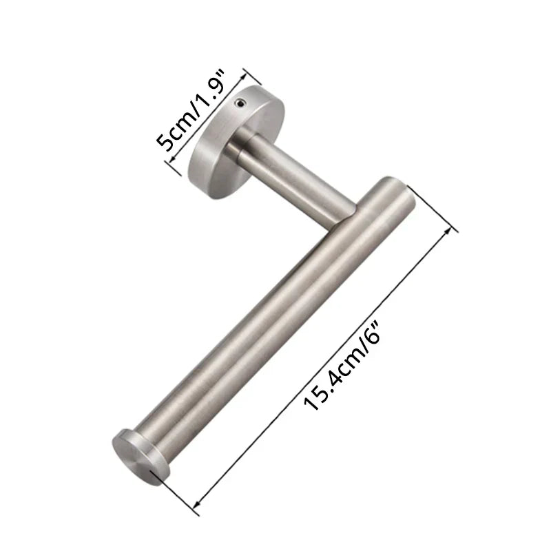 DecorBites™ Bathroom Hardware Set: Towel Bar, Robe Hook, Rack, Shelf, Tissue Holder, Hook