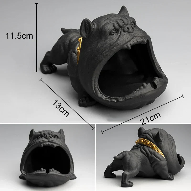 DecorBites™ Cartoon Dog Ashtray | Creative Animal Resin Home Decor Gift
