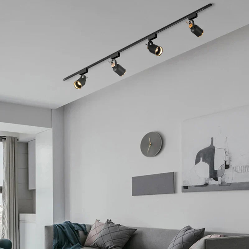 DecorBites™ GU10 7W LED Track Light Aluminum Spotlights Ceiling Rail Track Lighting Display