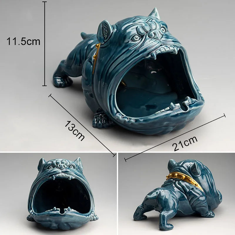 DecorBites™ Cartoon Dog Ashtray | Creative Animal Resin Home Decor Gift