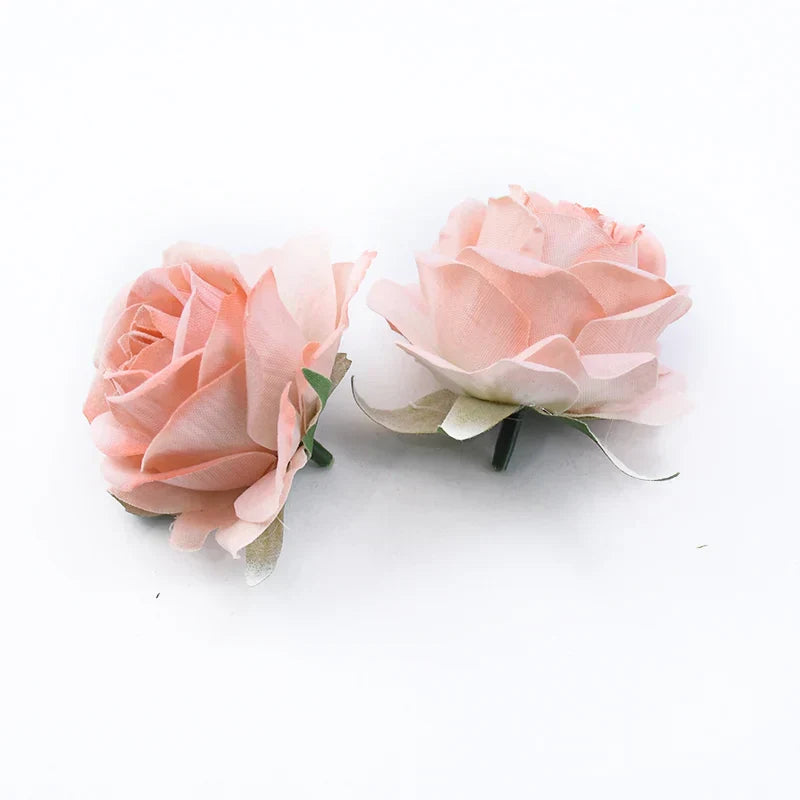 DecorBites™ 6CM Roses Head DIY Wedding Decor Flowers Home Decor Artificial Flowers