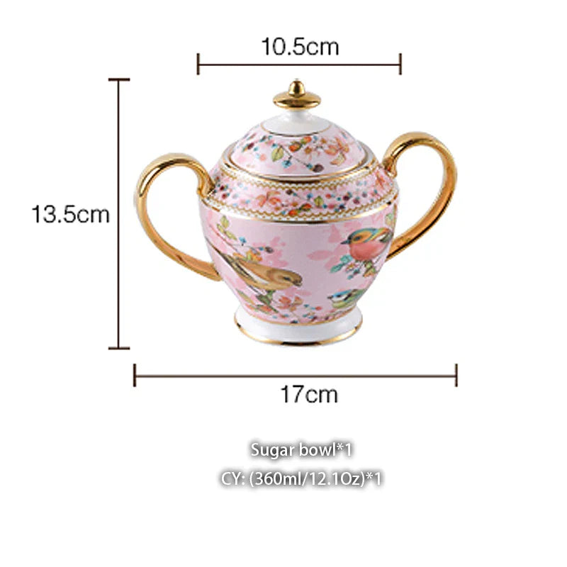 DecorBites™ Bone China Sugar Bowl & Creamer Set
