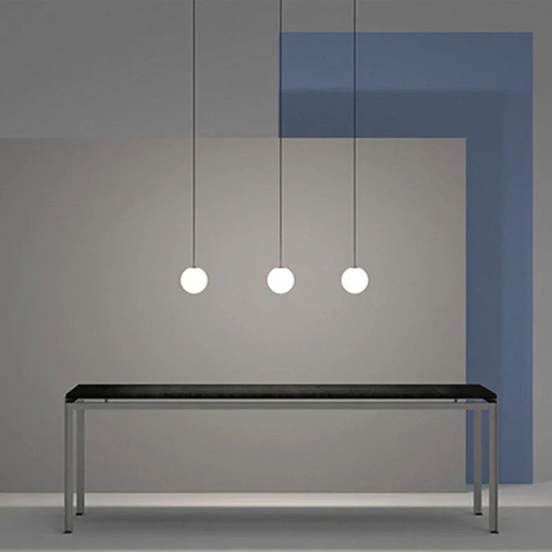 DecorBites™ Glass Ball Pendant Light - Simple Modern LED Kitchen Living Room Lighting