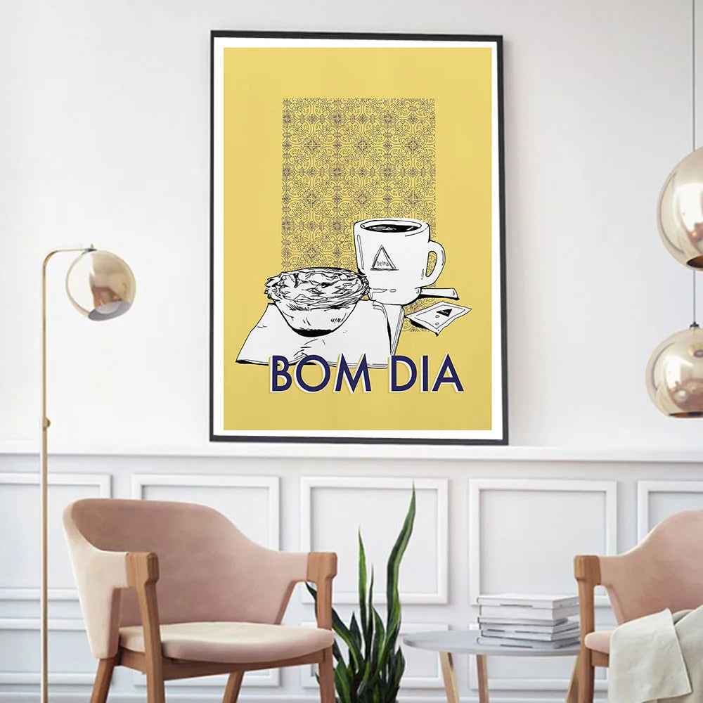 DecorBites™ Coffee Kitchen Wall Art Minimalist Poster Living Room Decor