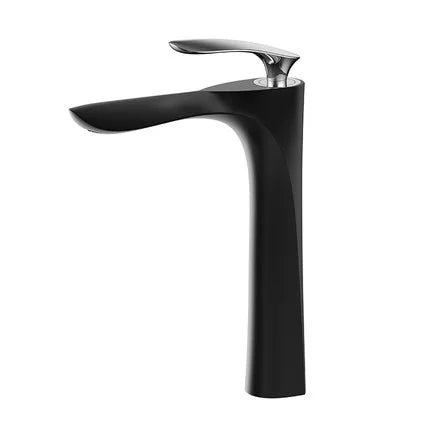 DecorBites™ Gold Basin Faucet with Single Handle Hot & Cold Water Mixer Deck Mount