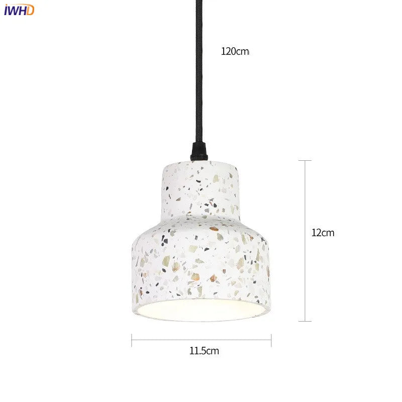 DecorBites™ Cement Pendant Lamp: Nordic Modern Loft Style Industrial Lighting