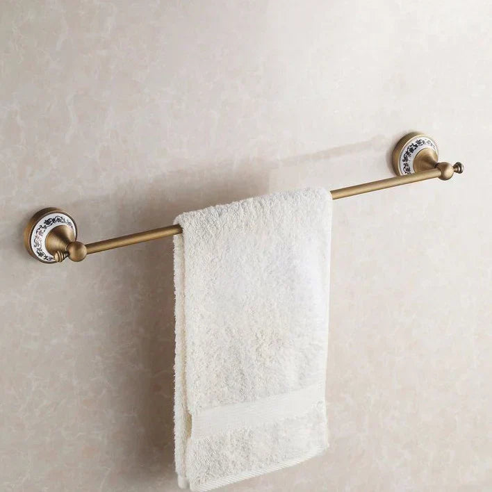 DecorBites™ Bath Hardware Set: Toilet Paper Holder, Towel Rack, Tissue Holder, Cup Holder, Robe Hook