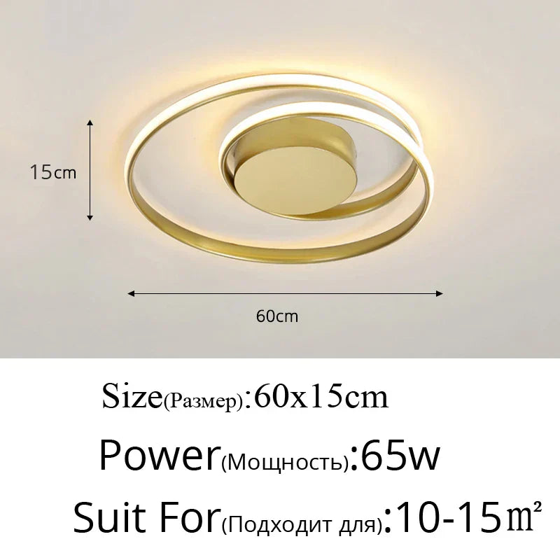 DecorBites™ LED Chandelier: Modern Surface Mounted Lights for Living Room, Bedroom, Study Room