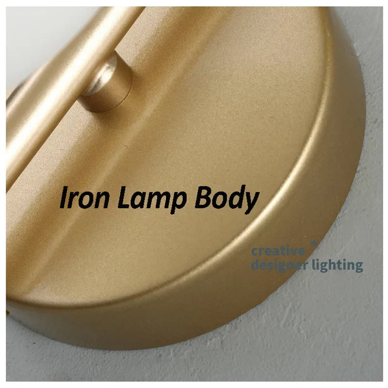 DecorBites™ Glass Ball LED Wall Sconce for Elegant Living Room Bedroom Hotel Staircase Lighting