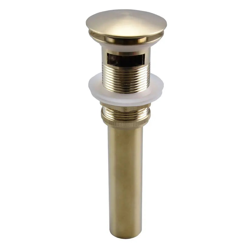 DecorBites™ Antique Brass Pop Up Drain Kit with P-Trap Pipe for Bathroom Sink.
