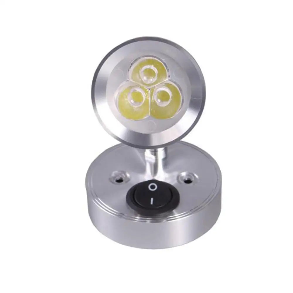 DecorBites™ 3W 3000K Warm White Boat Interior Lights, Flexible Wall Mount Reading Light