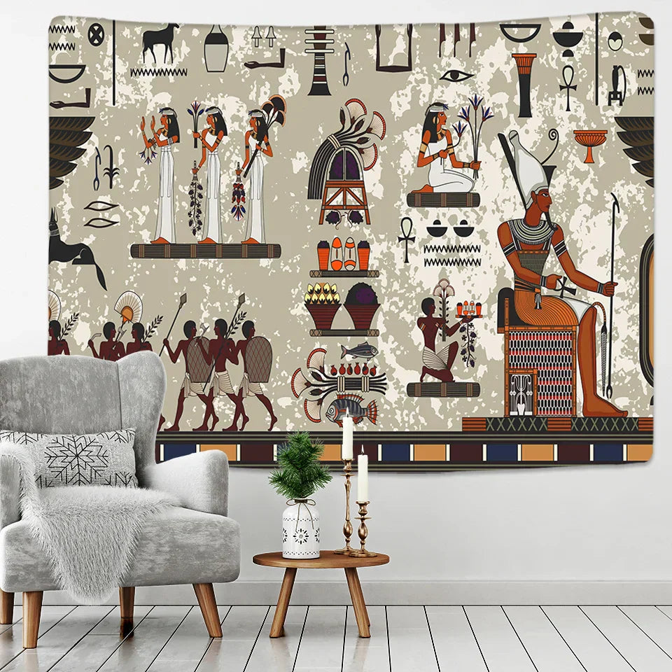 DecorBites™ Egyptian Egypt Tapestry Wall Hanging Home Decor Throw Bedspread Art Home Decor