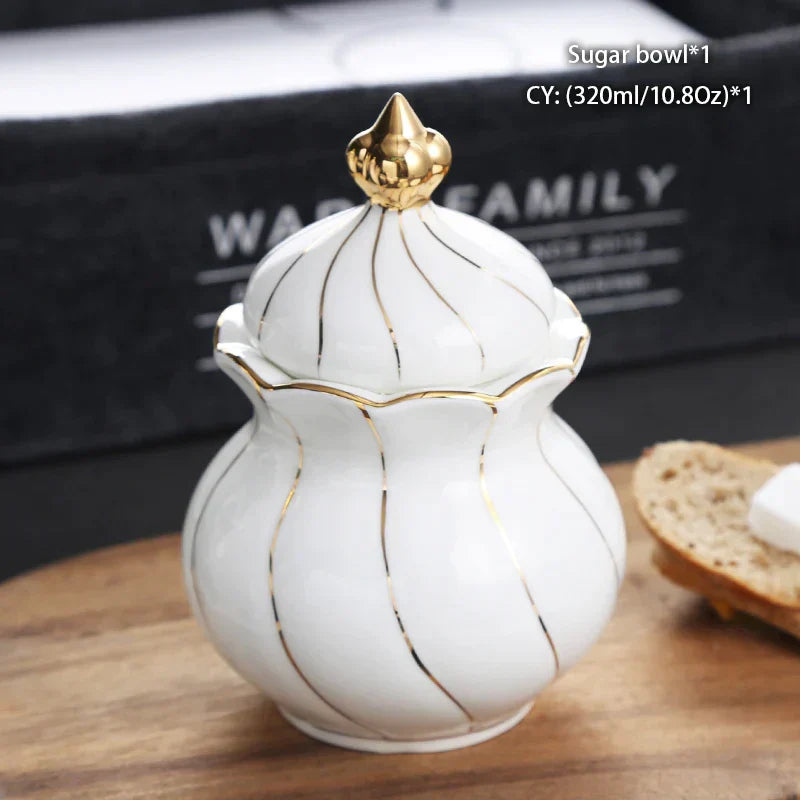 DecorBites™ Bone China Sugar Bowl & Creamer Set
