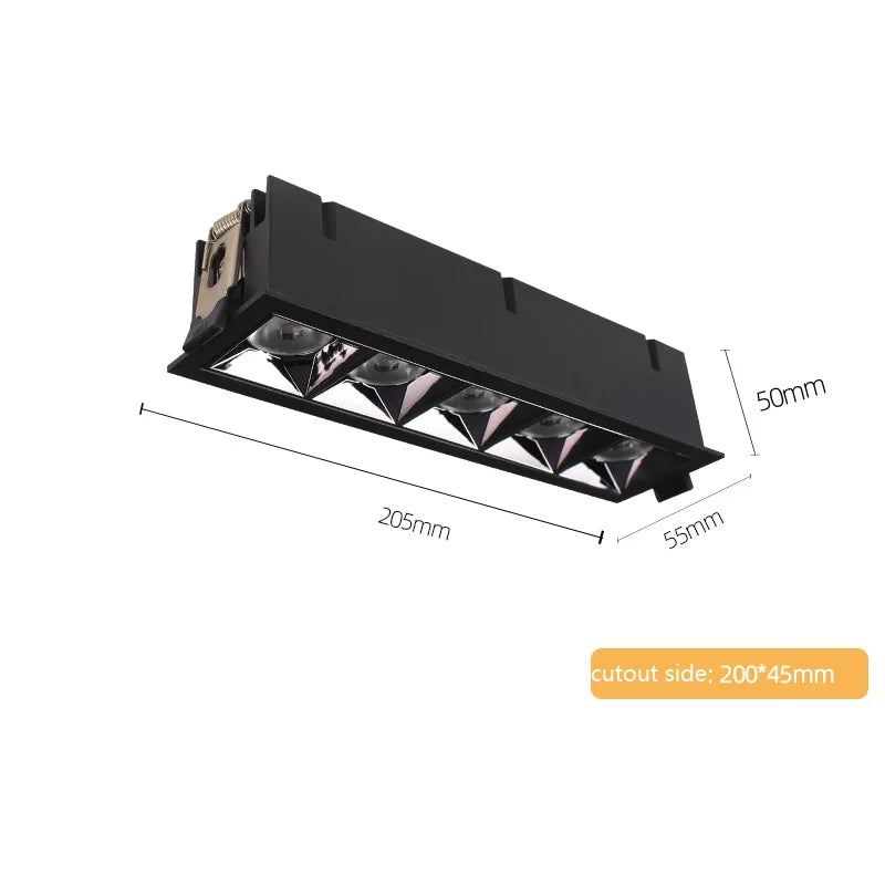 DecorBites™ 9W/15W CRI97 LED Recessed Spot Light for Living Room Bedroom, Flicker-free Downlight